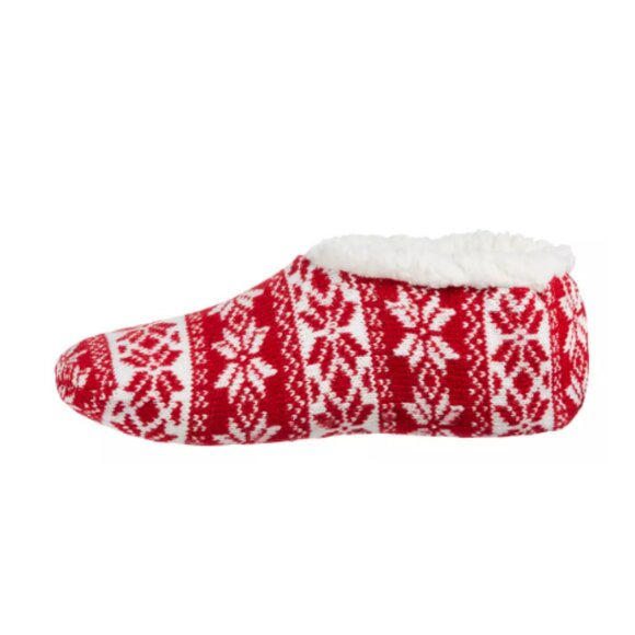 Northeast Outfitters Women's Cozy Cabin Holiday Snowflake Nordic Socks - Picture 3 of 3